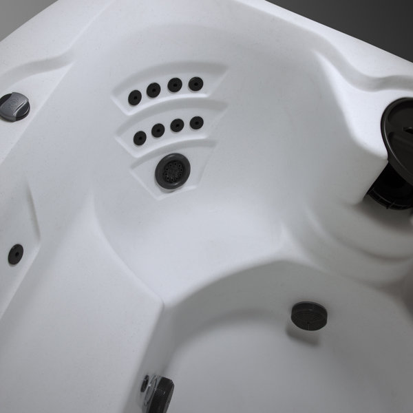 Lifesmart Spas Leganza 230 Volt 6Person 90Jet Rectangle Hot Tub with